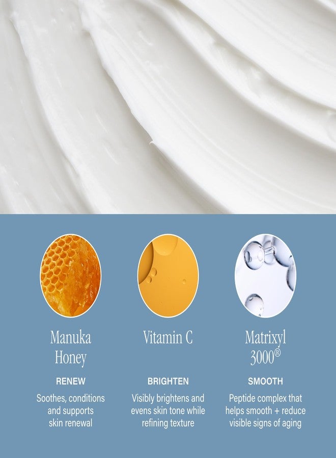 سكن زبدة الجسم المضيئة المضادة للشيخوخة من سكين للبشرة الجافة - كريم مرطب فائق يدوم طويلاً للبشرة الجافة والباهتة والخشنة - سريع الامتصاص وغير دهني مع فيتامين سي وعسل مانوكا - Image 5